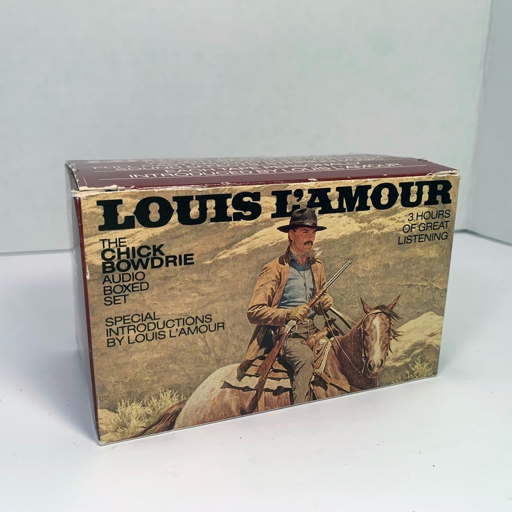 Louis L'Amour - The Chick Bowdrie Box Set Audio Book 3 Cassette Tapes